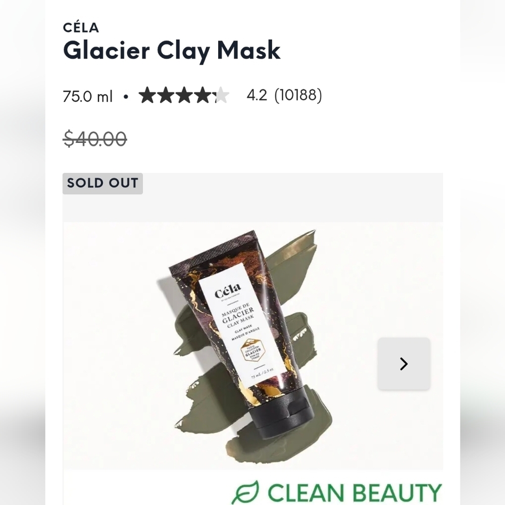 CÉLA Glacier Clay Mask - Picture 5 of 5